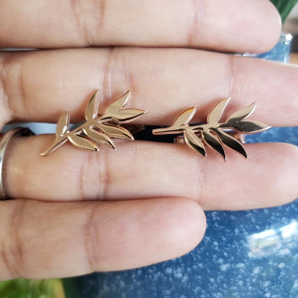 Olive Branch Cufflink/ Groomsmen gift